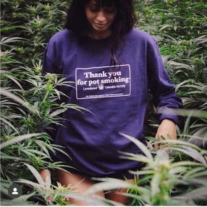 Sugarhigh Lovestoned navy crew sweatshirt